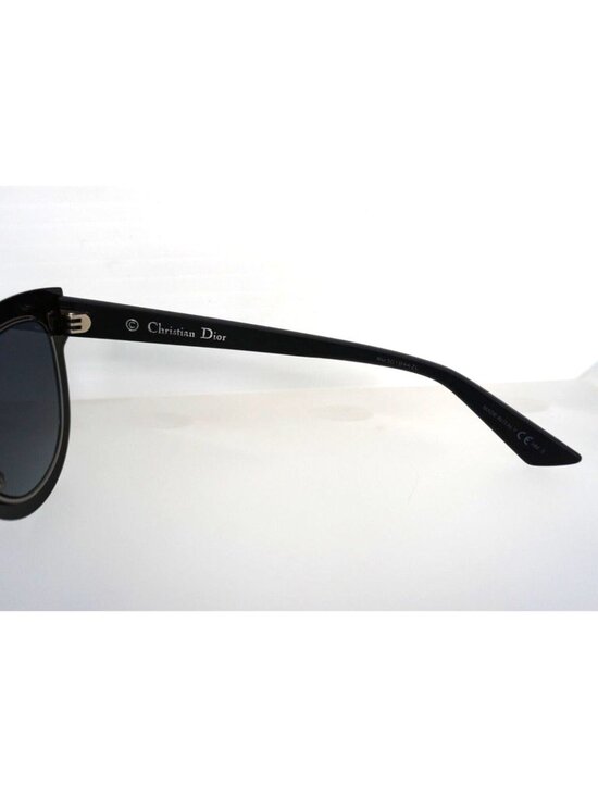 CHRISTIAN DIOR CHROMIC LMKHD Black Metal Oval Sunglasses France Designer main image 4